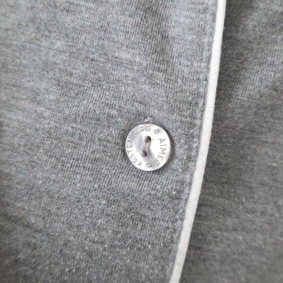 AIMEE KESTENBERG | PJ Set Shorts Gray Sz SMALL - Picture 4 of 8